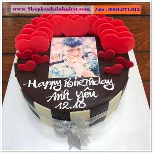 Bánh Sinh Nhật In Hình Ảnh - H131